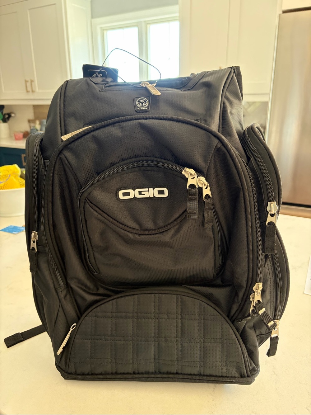 OGIO Black Men's Renegade Pro Backpack with Multiple Compartments